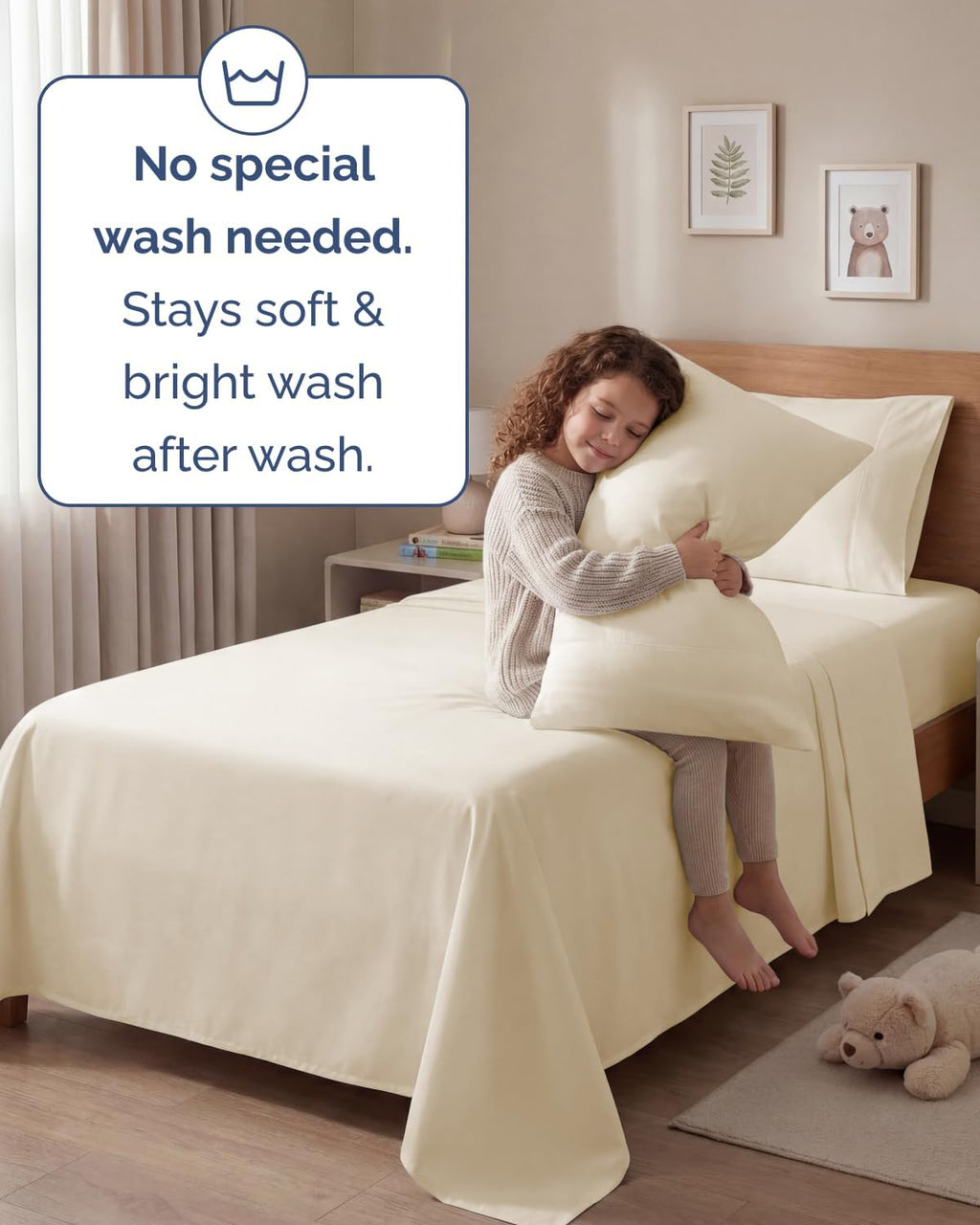 Twin 4 Piece Sheet Set - Comfy, Breathable & Cooling - Hotel Luxury Bedding for Women, Men, Kids, Teens & Children - 1 Flat & 1 Fitted…