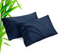 TELUS Pillow Cases Queen Size 2 Pack, Bamboo Rayon Cooling Pillowcases with Envelope Closure, Cool Breathable Pillow Cover for Hot…