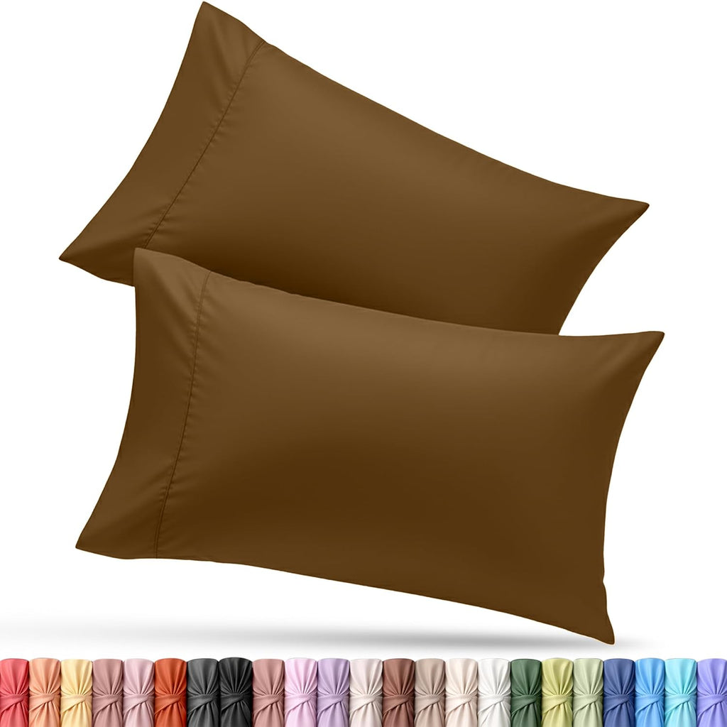 Utopiabedding Utopia Bedding King Pillow Cases - 2 Pack - Envelope Closure - Soft Brushed Microfiber Fabric - Shrinkage and Fade Resistant…