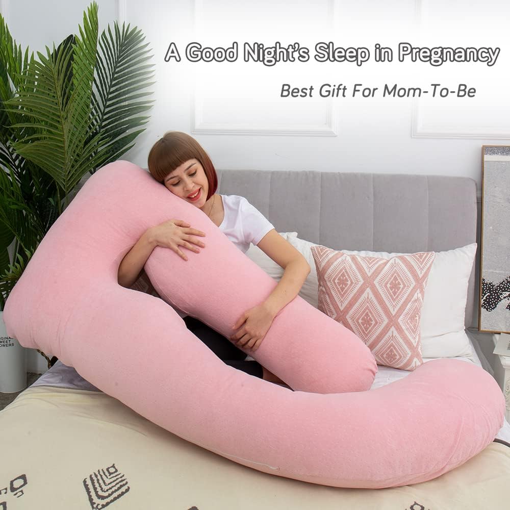 60 Inch Pregnancy Pillows for Sleeping, Extra Large U Shaped Body Pillow, Pregnancy Pillow, Maternity Pillow for Pregnant Women with…