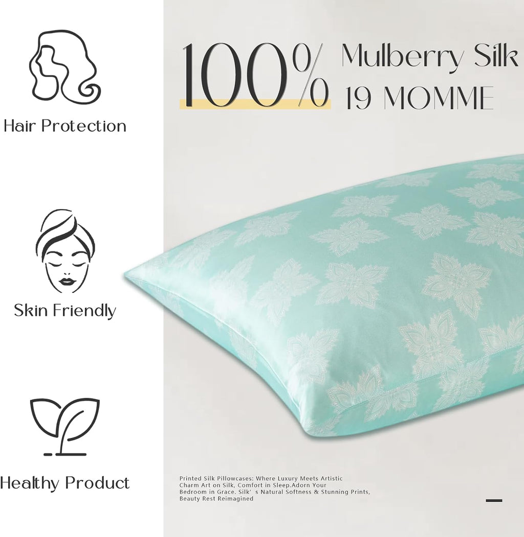 Zimasilk 100% Pure Mulberry Silk Pillowcase for Hair and Skin everyday comfort, Soft and Smooth, Both Sides Grade 6A Silk, 600 Thread…