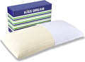 Kiss Dream Talalay Latex Pillow, Medium Firm Support for Neck and Shoulder, Bread Shaped Cooling Bed Pillow with Cotton Cover, Oeko-TEX Ce…
