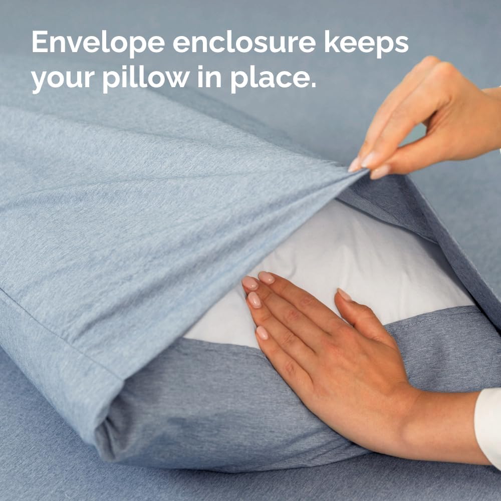 Standard Pillow Cases Set of 4 - Soft Hotel Quality Pillowcase Covers - Comfy Bedding for Women, Men, Kids & Teens - Machine Washable…