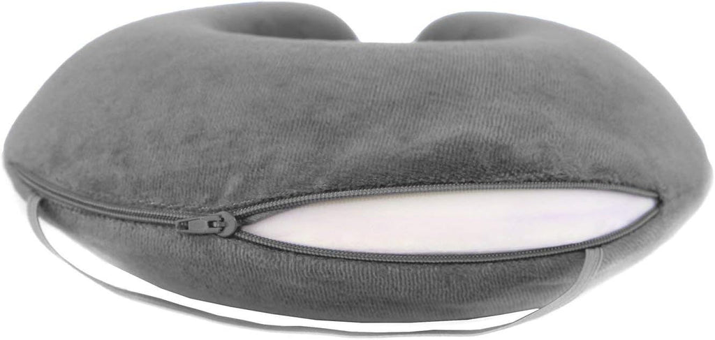 travelrest Neck Pillow Travel Essential - Memory Foam, Washable Micro-Fiber Cover Pillow, Soft and Comfortable Head Support for Long Flight…