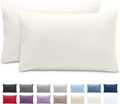 BareHome Bare Home Microfiber Pillow Cases - King Size 20x36 - Cooling Pillowcases - Double Brushed - easy maintenance - Envelope Closure…
