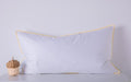 King Goose Down Feather Soft Pillows One Pillow 100% Cotton Supportive Cool Bed Pillows for Back Side Stomach Sleepers