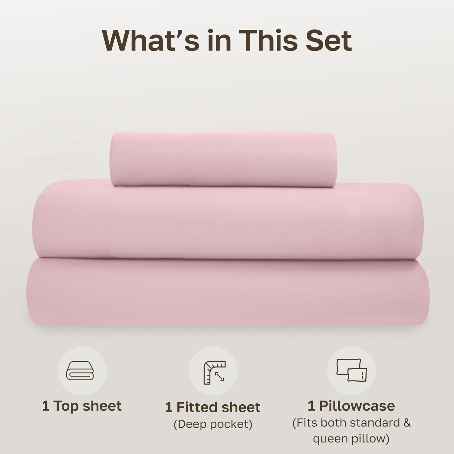 CaliforniaDesignDen California Design Den Soft 100% Organic Cotton Sheets Twin XL Size Set - Soft and Crisp Percale, Twin XL Sheet Sets wit…