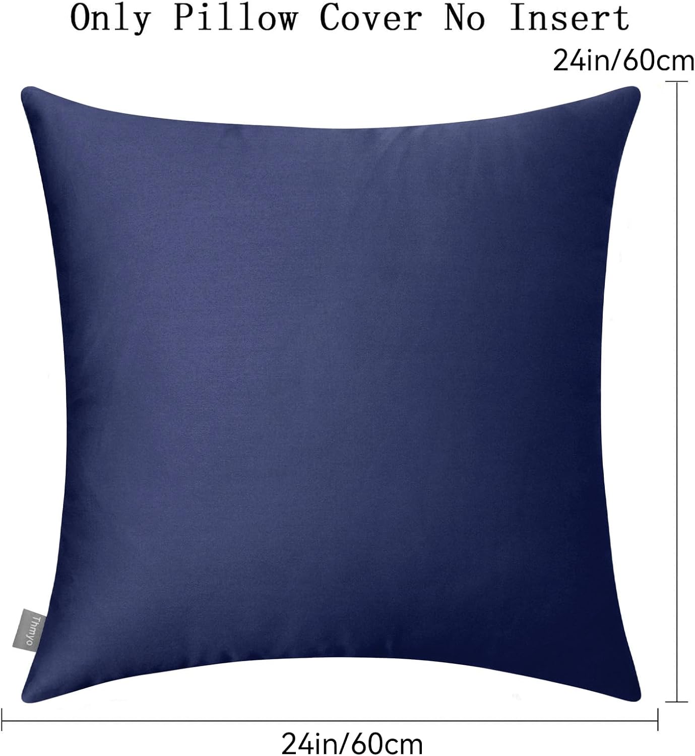 Thmyo 4-Pack 100% Cotton Comfortable Solid Decorative Throw Pillow Case Square Cushion Cover Pillowcase Sublimation Blank Pillow Covers Hal…