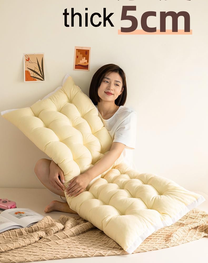 LQdpdd College Dorm Bed Bolster Pillow Long Reading Rectangular Headboard Pillow Backrest Support Cushion for Sitting in Bed Daybed Pillows…