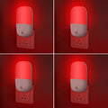 670nm Red Night Lights with Retractable Plug [4 Pack] - 0.5W Red Light Night Light with Dusk to Dawn Sensor - Auto On/Off LED Night Light…