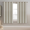 H.VERSAILTEX Window Treatment Blackout Curtains 63 inches Length, Thermal Insulated Room Darkening Solid Grommet Curtains/Drape…