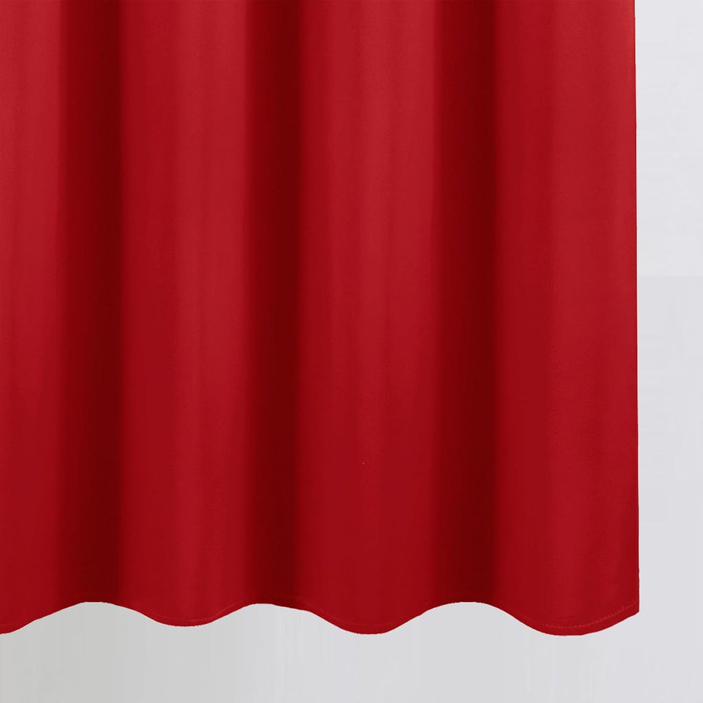 Lemomo Blackout Curtains 66 x 72 Inch Long Bright Red Curtains Set of 2 Panels Room Darkening Curtains for Bedroom and Living Room 72 Inch…