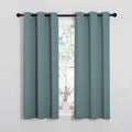 NICETOWN Modern Blackout Curtains Noise Reducing, Thermal Insulated and Privacy Room Darkening Drape Panels for Boy's Guest Room Door…