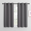 NICETOWN Bedroom Curtains Blackout Drapery Panels, Three Pass Microfiber Thermal Insulated Solid Ring Top Blackout Window Curtains/Drapes…