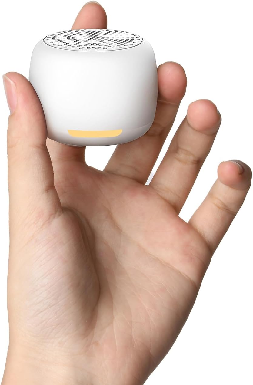 Babelio White Noise Sound Machine, Night Light, Mini and Portable, 15 Non-looping Sounds, Timer, Memory Function, for Adults Baby…