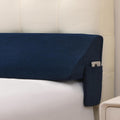 Vekkia King Bed Wedge Pillow for Headboard/Bed Mattress Gap Filler Wedge, Bed Gap Filler Close Gap (0-6"), Stop Pillow Falling Down-(Blue 76"…