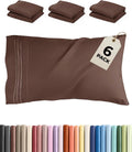 Standard Pillow Cases Set of 6 - Ultra Soft Hotel Quality Pillowcase Covers - Comfy, Cozy & Wrinkle Free - Shrink, Stain and Fade…