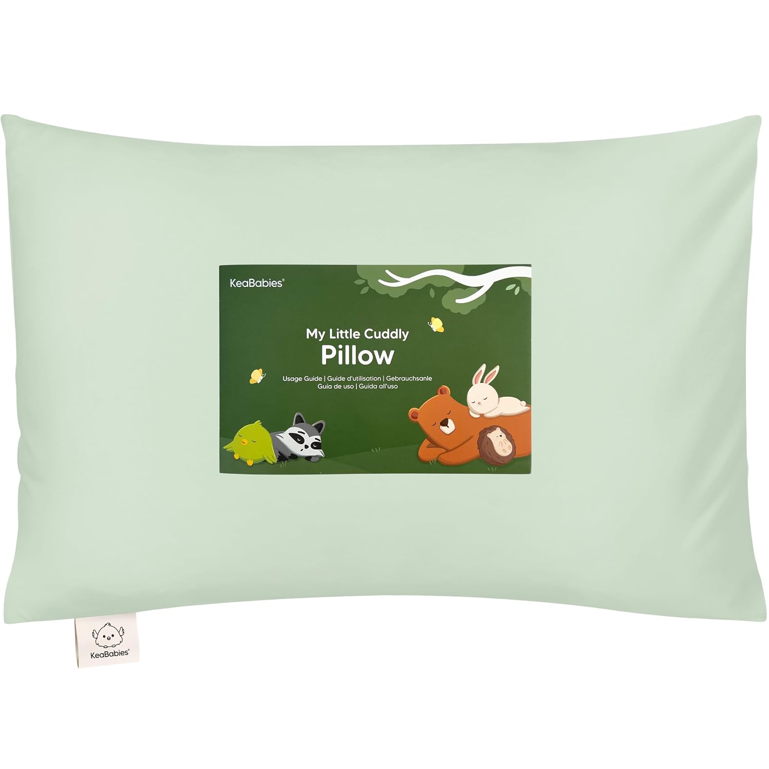 KeaBabies Toddler Pillow with Pillowcase - 13x18 My Little Cuddly Kids Travel Pillows for Sleeping, Nap, Viscose from Bamboo Nursery…