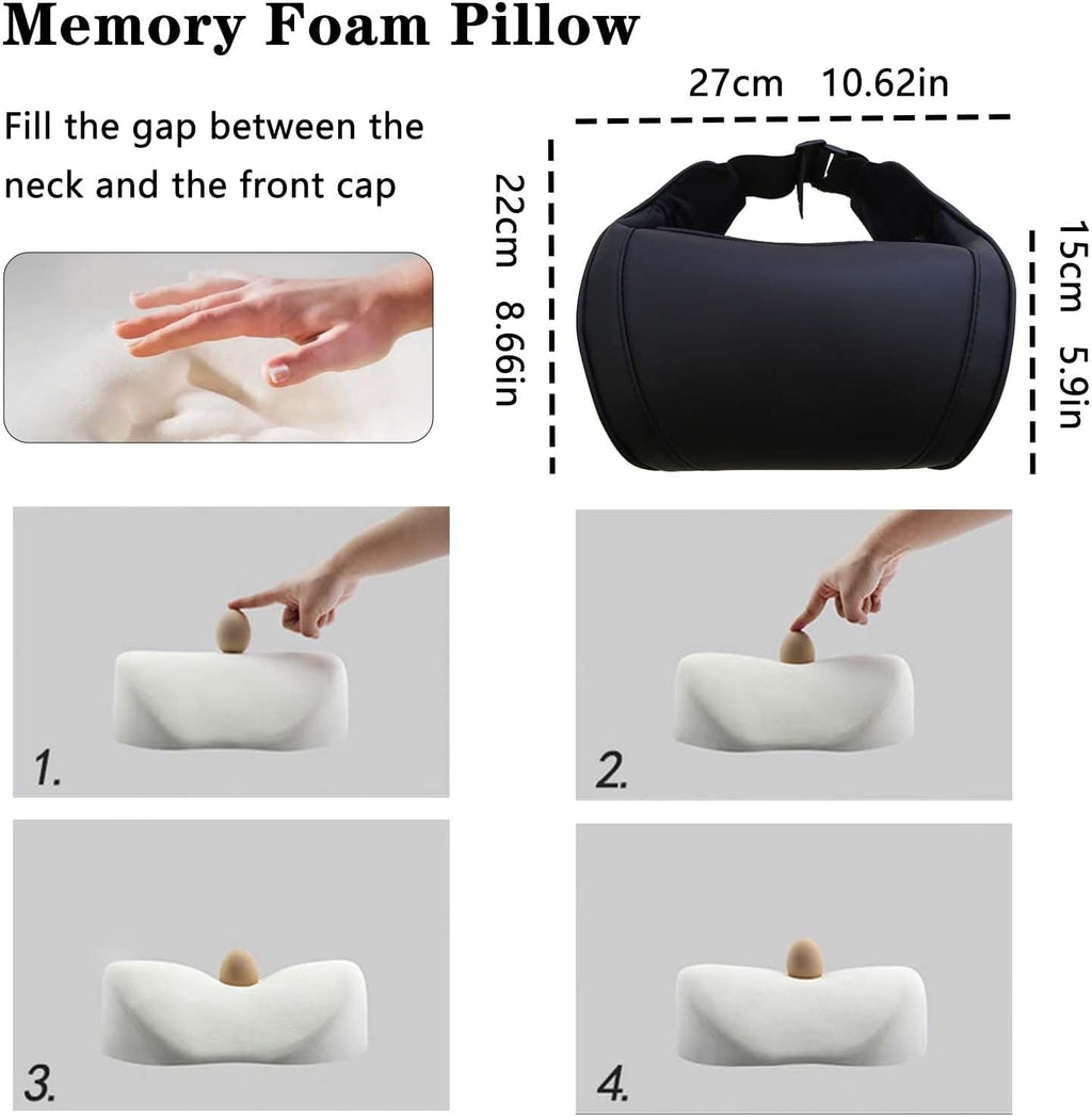 TOPABYTE Car Neck Pillow with Memory Foam Comfortable Ergonomic Design Seat Neck Support Headrest Softness Car Pillow Cushion for…