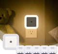 Night Lights Plug into Wall, Automatic LED Night Light with Dusk to Dawn Sensor, Modern Square Night Lite for Hallway & Bedroom, 0.5W…