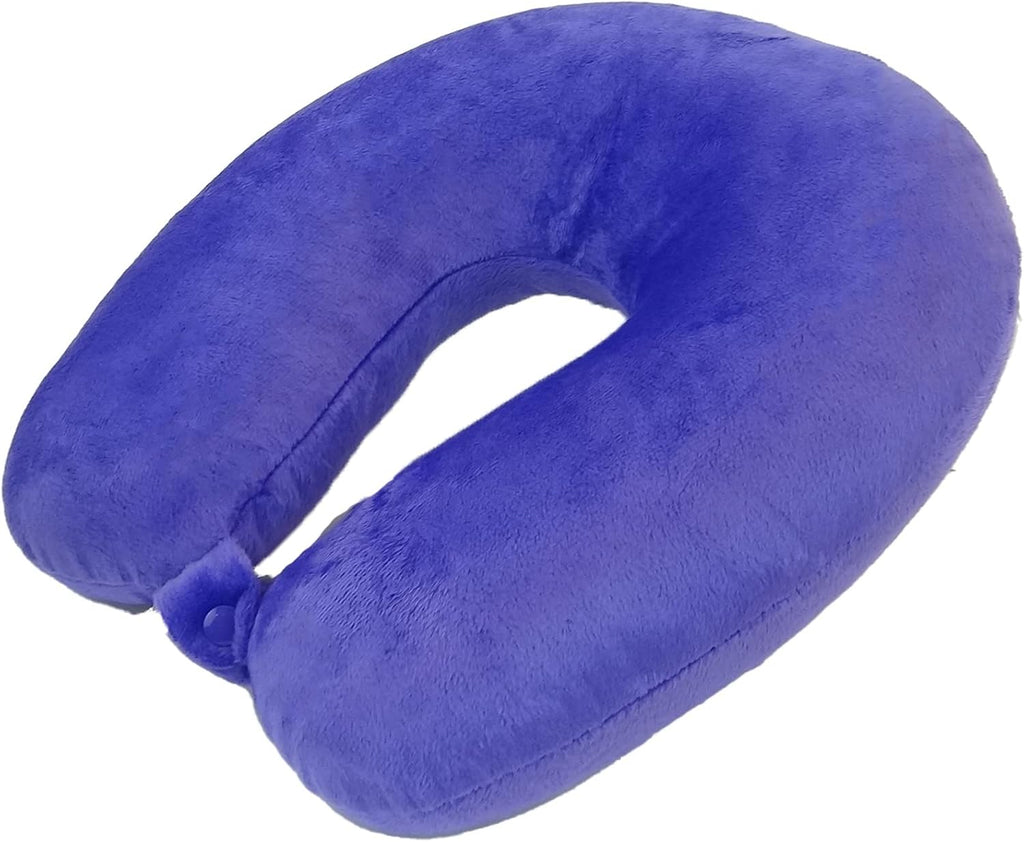 WorldsBest Wolf Essentials Adult Cozy Soft Microfiber Neck Pillow for Travel – Compact, Machine Washable - Perfect for Airplane, Car, or Ho…