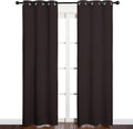 NICETOWN Thermal Curtains 84" Long, Energy Smart Thermal Insulated Solid Grommet Blackout Curtains/Drapes Window Panels (2 Panels…
