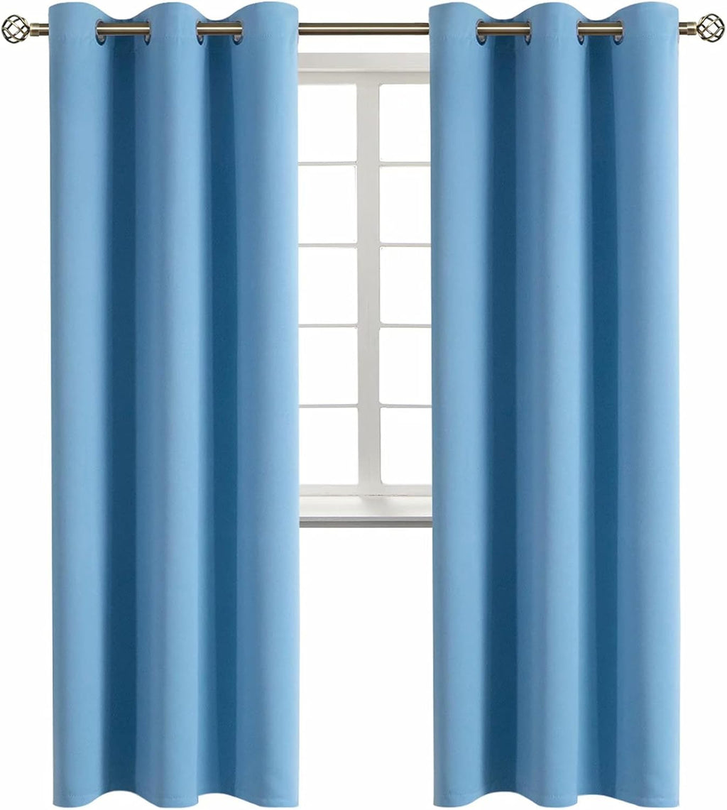 BGment Room Darkening Curtains 84 Inches Long - Grommet Thermal Insulated Drapes Window Treatment Curtains for Bedroom, 2 Panels, 42 x 84 I…