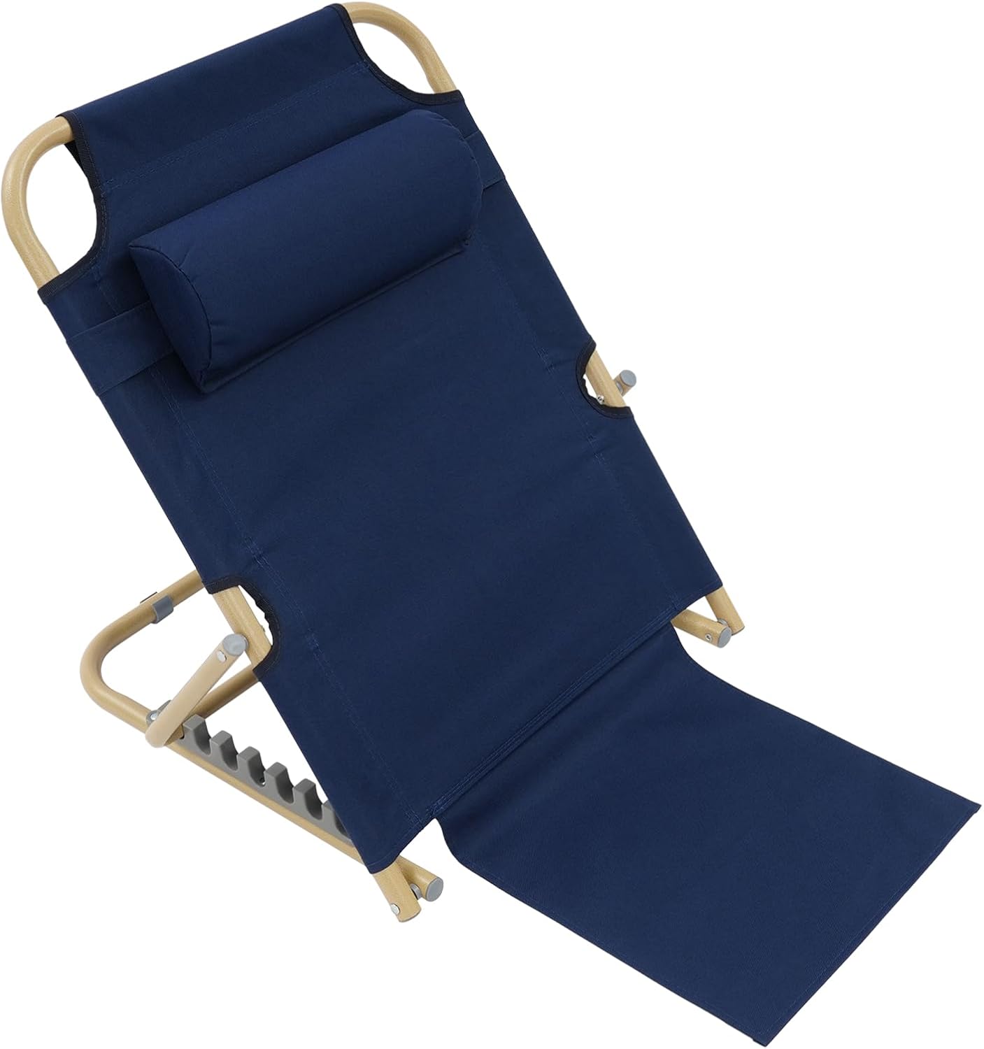 PERFERATE Bed Backrest Support Portable Bed Chair 7 Gears Adjustable Lifting Beds Backrest Folding Reading Chair with Pillow for Elderly…