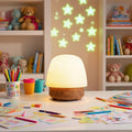 Night Light & Bluetooth Noise Machine with Ocean Wave Projector, Speaker, Lampshade & Remote - 4 White Noise, 16-Color Touch Dimming for…