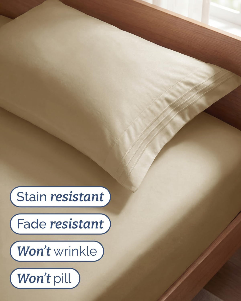 Twin Size 3 Piece Sheet Set - Comfy Breathable & Cooling Sheets - Hotel Luxury Bed Sheets for Women & Men - Deep Pockets, Easy-Fit, Extra…