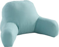 Greendale Home Fashions Cotton Duck Bed Rest Reading Pillow with Arms, Turquoise