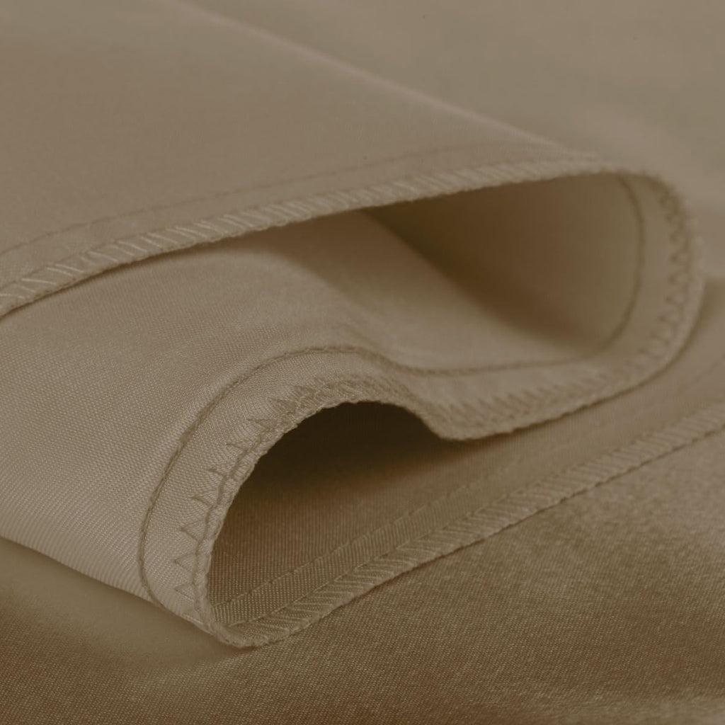 Blissford Satin Pillowcase with Zipper, for Hair and fabric comfort, Feels Soft and Cool Like a Silk Pillowcase, Beige Satin Pillow Cases…