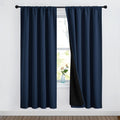 Nicetown Full Shade Curtain Panels, Pair of Energy Smart & Noise Blocking Out Blackout Drapes for Apartment Window, Thermal Insulated Guest…
