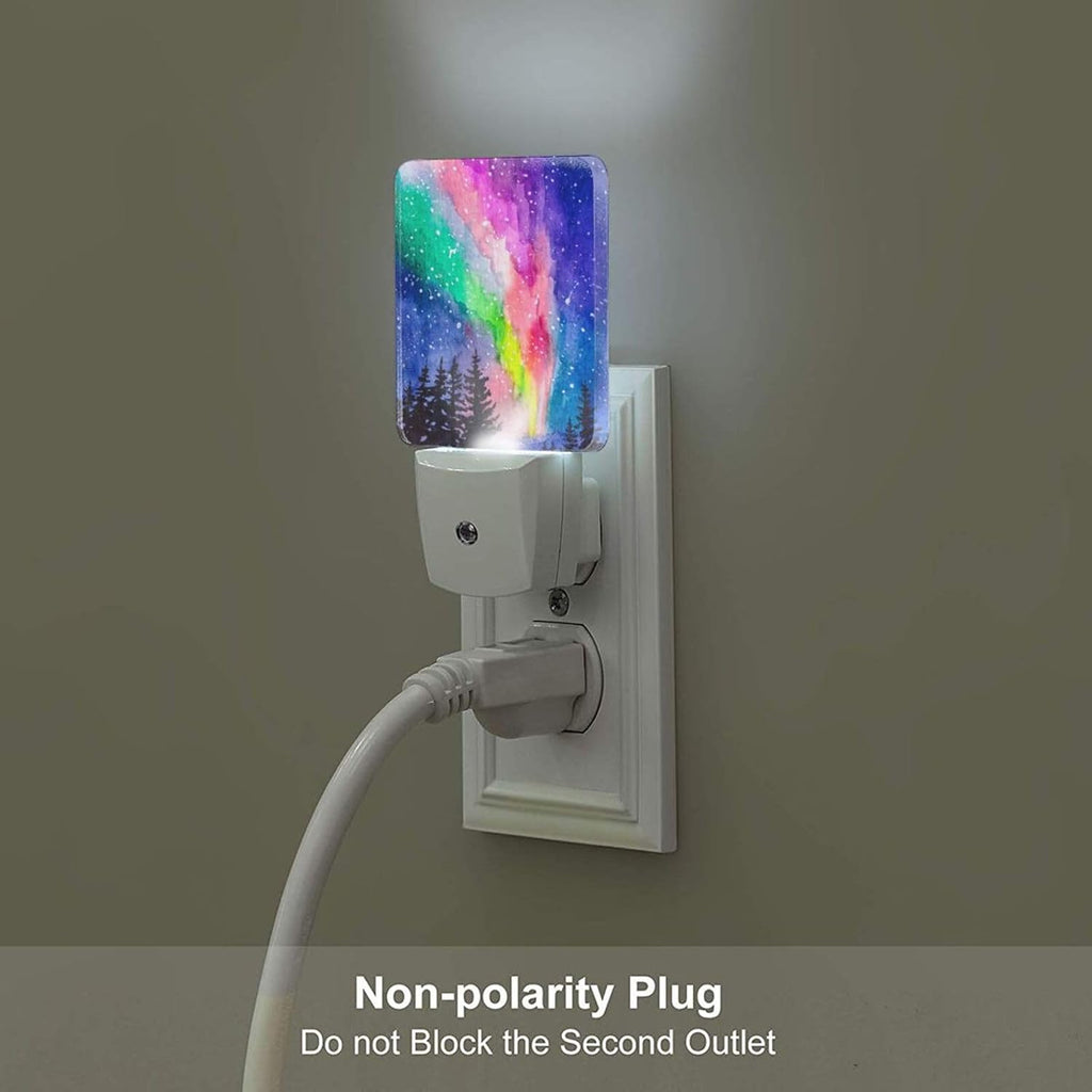 Northern Lights Night Light, Plug-in Nightlights Auto Sensor Night Lamp Dusk to Dawn Lamp Home Decor for Nursery Children Girls Boys