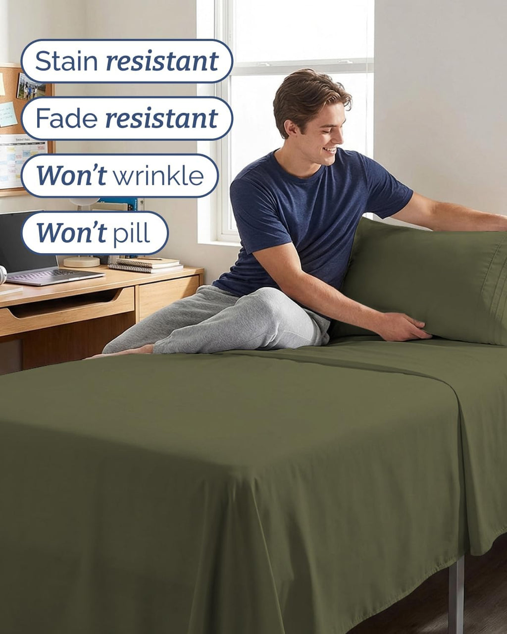 Twin XL Size 3 Piece Sheet Set - Comfy Breathable & Cooling Sheets - Hotel Luxury Bed Sheets for Women & Men - Deep Pockets, Easy-Fit…