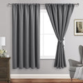 Jiuzhen Blackout Curtains for Bedroom - 70 x 63 Inch Extra Wide Privacy Assured Thermal Insulated Room Darkening Sliding Door Curtains for…