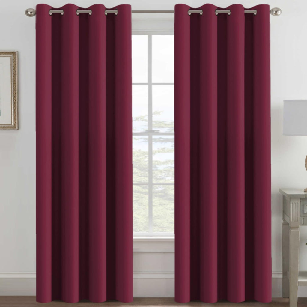 H.VERSAILTEX Light Blocking Blackout Curtains Window Treatment Thermal Insulated Grommet Energy Saving Curtains/Drapes for Bedr…