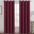 H.VERSAILTEX Light Blocking Blackout Curtains Window Treatment Thermal Insulated Grommet Energy Saving Curtains/Drapes for Bedr…