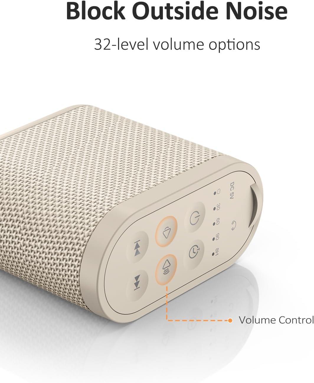 Portable Baby & Adults Sound Machine: Super Long-Lasting & Rechargeable Battery, Headphone Jack, 21 Sounds - White Noise Machine for…