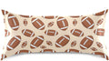 Sports Football Khaki Pillow Covers Silk Pillowcase for Hair and Skin Soft Breathable Smooth Cooling Satin Pillowcase King Size Pillow…