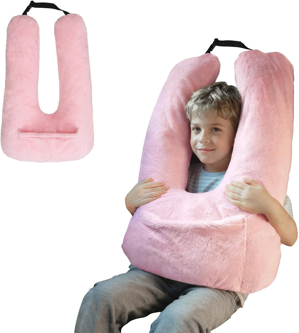Car Pillow for Kids & Adults, U-Shaped Soft Car Travel Pillow for Sleeping, Head & Neck Support Pillow for Car Seat, Ideal for Road Trips…