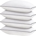 Himoon Bed Pillows for Sleeping 4 Pack, Queen Size Cooling Pillows Set of 4, Top-end Microfiber Cover for Side Stomach Back Sleepers 4 Pack G…