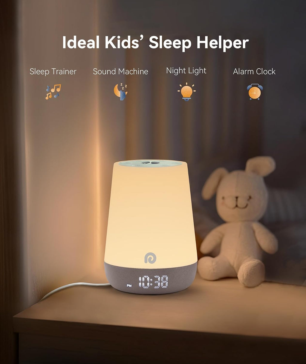 Dreamegg Sound Machine Baby - White Noise Sound Machine Baby With Night Light, Ok to Wake Alarm Clock, 34 Soothing Sounds, Sleep Trainer…