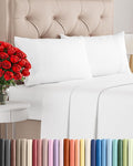 Twin 4 Piece Sheet Set - Comfy, Breathable & Cooling - Soft Hotel Luxury Bedding for Women, Men, Kids, Teens & Children - 1 Flat & 1…