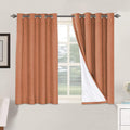 H.VERSAILTEX 100% Blackout Curtains for Bedroom Thermal Insulated Linen Textured Curtains Heat and Full Light Blocking Drapes Living Room…