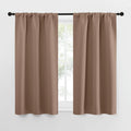 NICETOWN RV Blackout Curtains for Camper Windows, Window Treatment Thermal Insulated Rod Pocket Small Blackout Draperies/Drapes for…