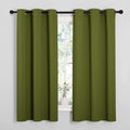 NICETOWN Kitchen Curtain Panels Blackout Draperies, Thermal Insulated Solid Grommet Blackout Curtains/Drapes for Christmas Window…