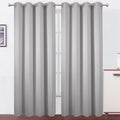 Lemomo Blackout Curtains 52 x 120 Inch Long Light Grey Curtains Set of 2 Panels Room Darkening Curtains for Bedroom and Living Room 120 Inc…