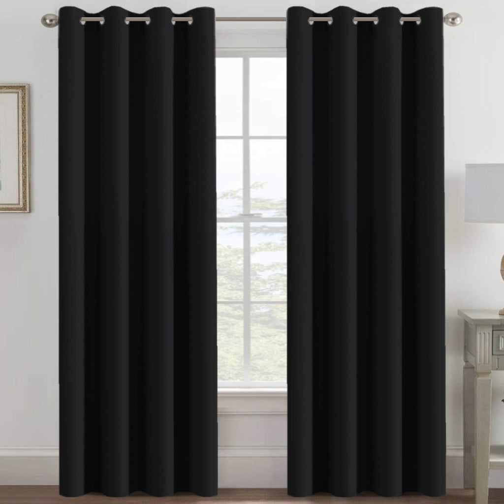 H.VERSAILTEX Blackout Curtains for Bedroom Black Out Curtains 90 inch Thermal Insulated Long Blackout Curtains for Living Room,…