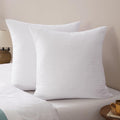 Phf Ultra Soft Waffle Weave Euro Shams Pillow Covers, No Filling, 2 Pack 26" x 26" Bed Cushion Covers, Breathable & Skin-Friendly Bed Pillo…